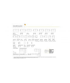 Narożnik Compass z Funkcją Spania