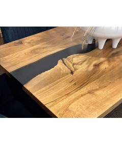 Stół Dębowy z Żywicą Galaxy